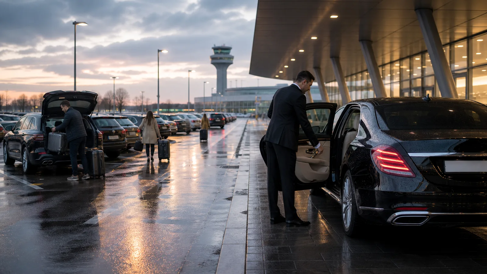 Parking na Ławicy vs prywatny transfer — co naprawdę się opłaca?