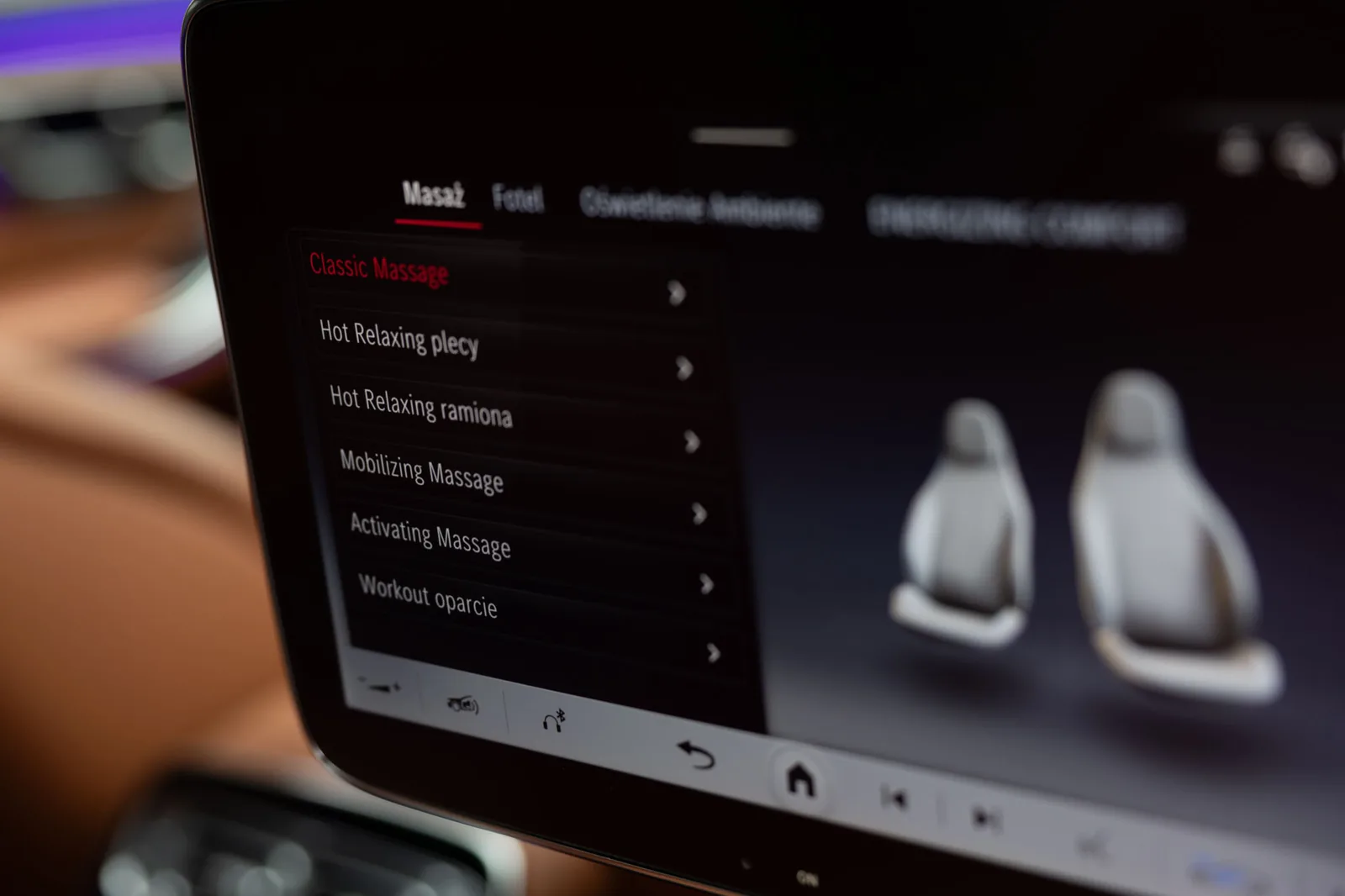 Mercedes S-Class Long — system MBUX