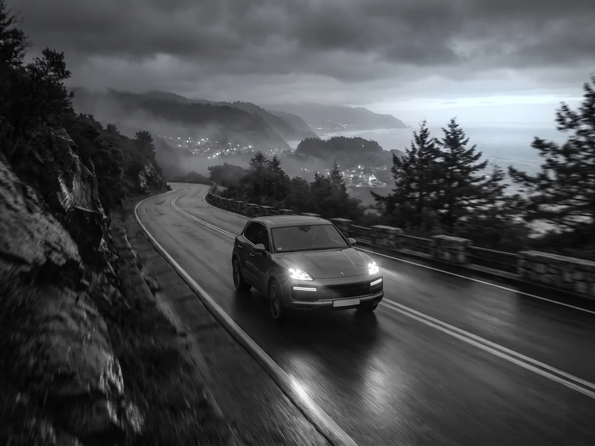 Porsche Cayenne z kierowcą EliteMotion Poznań